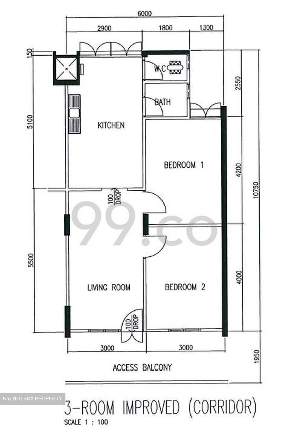 Blk 4 Bedok South Avenue 1 (Bedok), HDB 3 Rooms #377908181